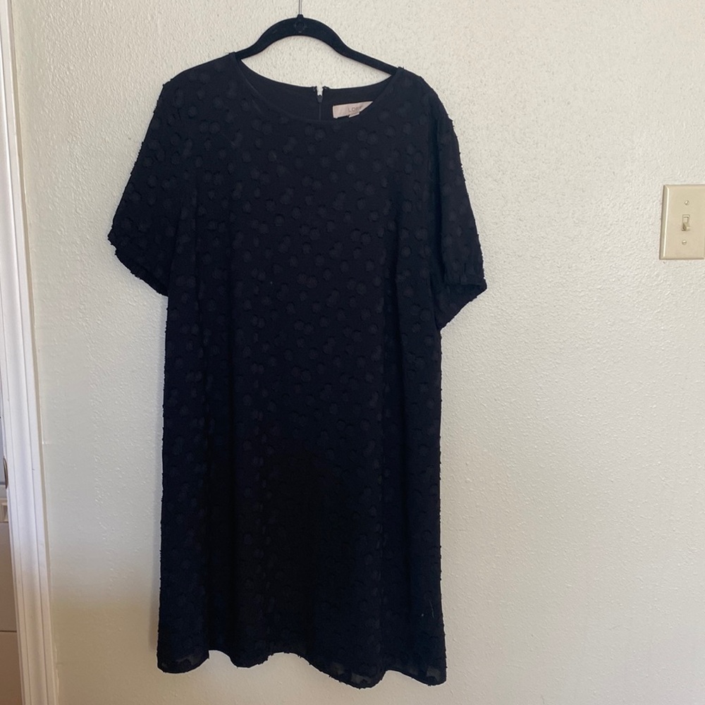 Loft XXL petite black dress LBD